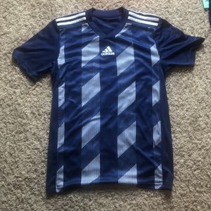 Dark blue and white Adidas T-shirt
